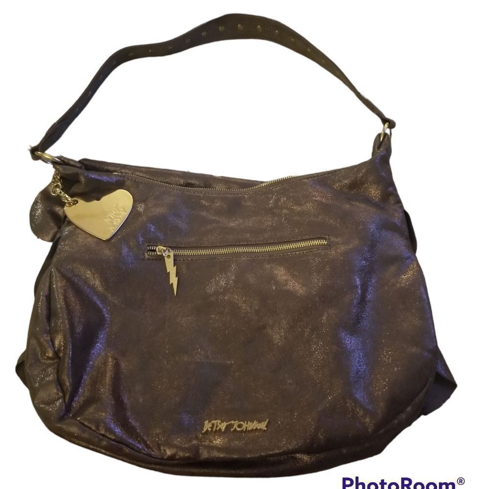 Betsey Johnson Shimmering Shoulder Bag